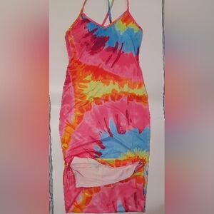 Vibrant Tie-Dye Dress